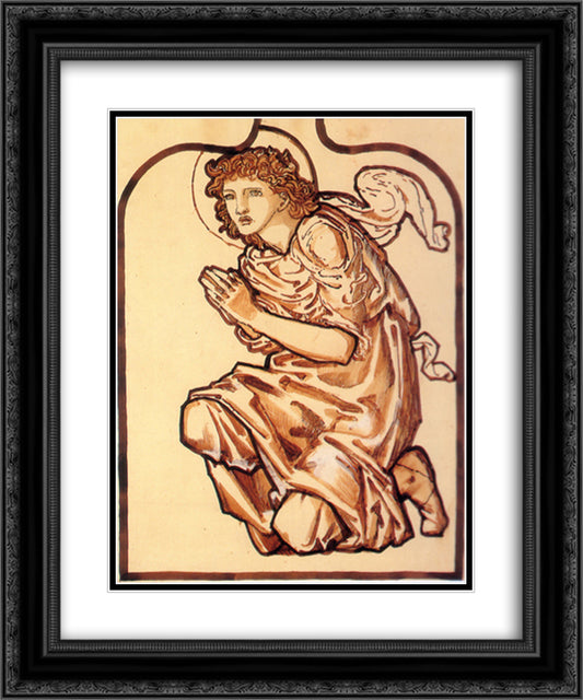 Daniel 20x24 Black Ornate Wood Framed Art Print Poster with Double Matting by Burne Jones, Edward