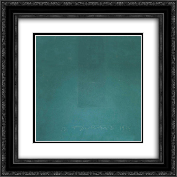 #4 20x20 Black Ornate Wood Framed Art Print Poster with Double Matting by Thursz, Frederic Matys
