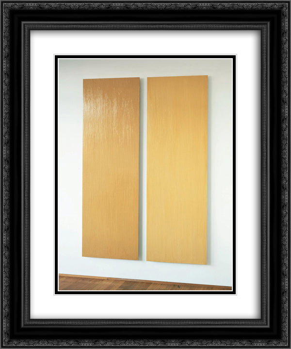 Orison 12 20x24 Black Ornate Wood Framed Art Print Poster with Double Matting by Thursz, Frederic Matys