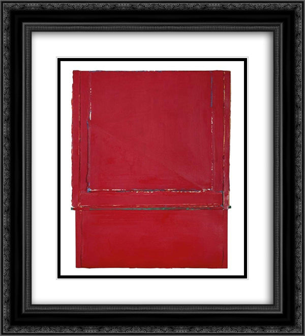 Vermilion - California - Levels of Meaning #4B 20x22 Black Ornate Wood Framed Art Print Poster with Double Matting by Thursz, Frederic Matys