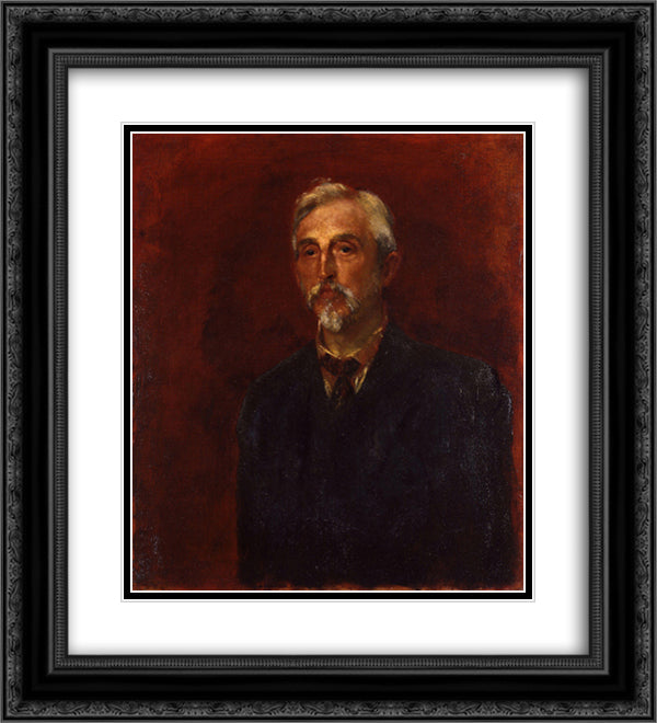 Charles Booth 20x22 Black Ornate Wood Framed Art Print Poster with Double Matting by Watts, George Frederick