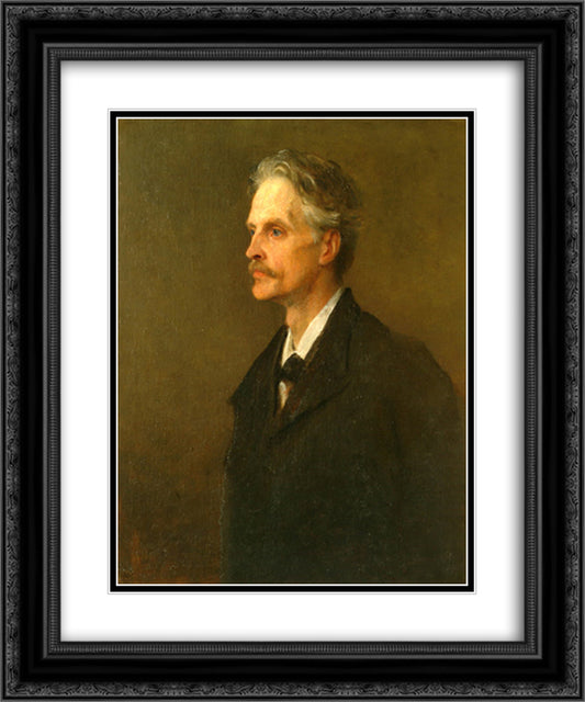 Gerald Balfour, 2nd Earl of Balfour 20x24 Black Ornate Wood Framed Art Print Poster with Double Matting by Watts, George Frederick