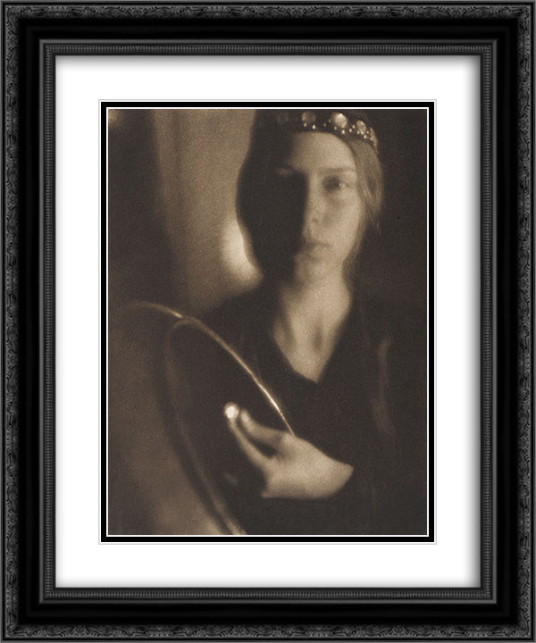 Firefly 20x24 Black Ornate Wood Framed Art Print Poster with Double Matting by Seeley, George