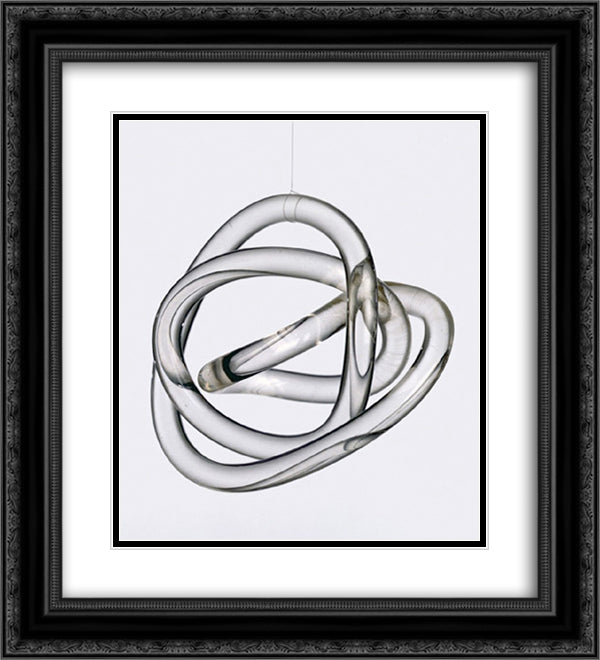Cocoon, Chrysalis, Embryonic 20x22 Black Ornate Wood Framed Art Print Poster with Double Matting by Vantongerloo, Georges