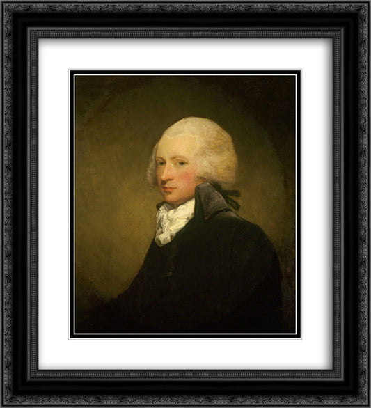 Dr. William Hartigan 20x22 Black Ornate Wood Framed Art Print Poster with Double Matting by Stuart, Gilbert