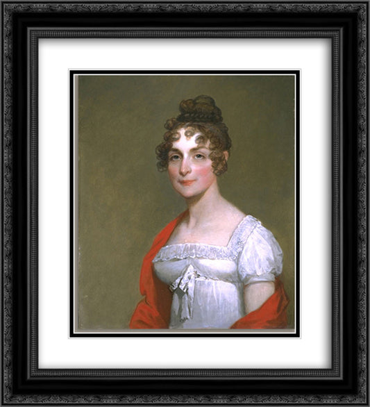 Margaret Crease Stackpole Welch 20x22 Black Ornate Wood Framed Art Print Poster with Double Matting by Stuart, Gilbert