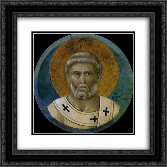 St. Paul 20x20 Black Ornate Wood Framed Art Print Poster with Double Matting by Giotto