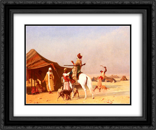 It's the Emir 24x20 Black Ornate Wood Framed Art Print Poster with Double Matting by Boulanger, Gustave