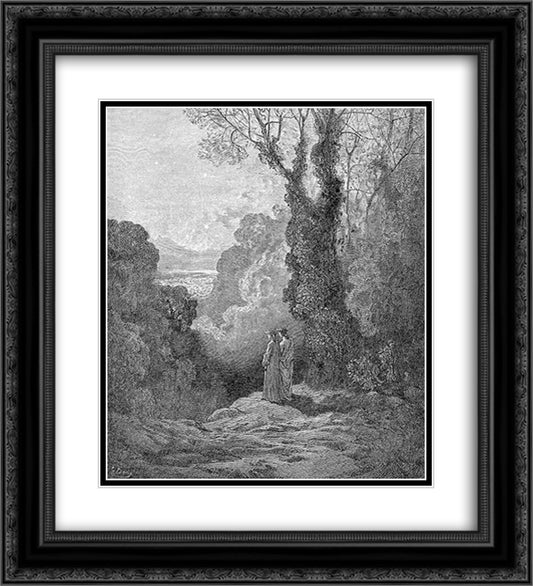 Venus 20x22 Black Ornate Wood Framed Art Print Poster with Double Matting by Dore, Gustave