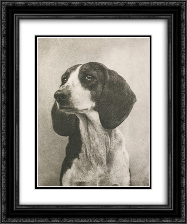 Meine Diana 20x24 Black Ornate Wood Framed Art Print Poster with Double Matting by Kuhn, Heinrich