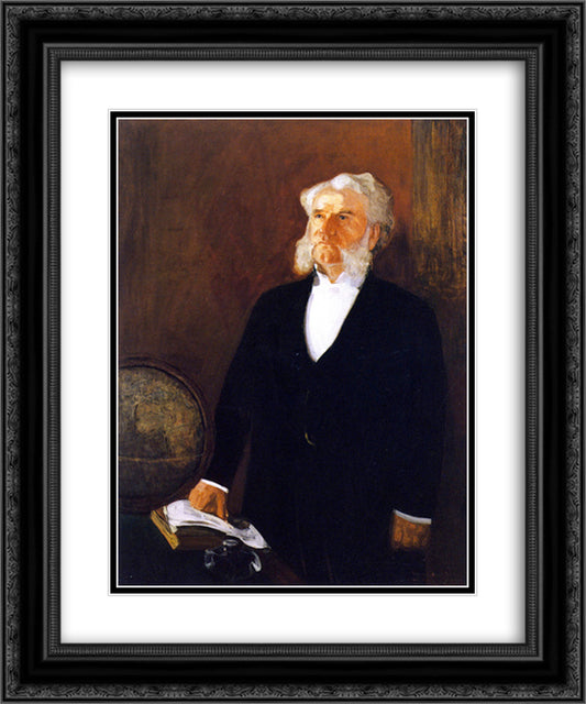 Bishop Joseph Crane Hartzell 20x24 Black Ornate Wood Framed Art Print Poster with Double Matting by Tanner, Henry Ossawa