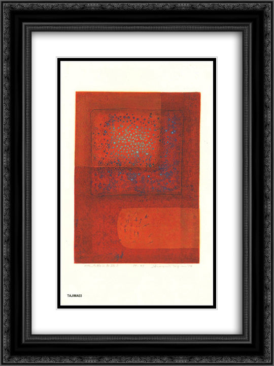 Nontitle 2 18x24 Black Ornate Wood Framed Art Print Poster with Double Matting by Tajima, Hiroyuki
