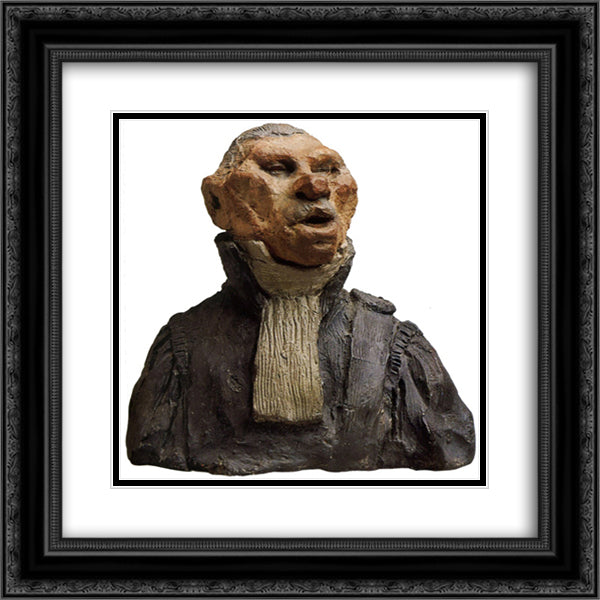 Andre-Marie-Jean-Jacques Dupin, Also Called Dupin the Elder (1783-1865), Deputy, Lawyer, Academician 20x20 Black Ornate Wood Framed Art Print Poster with Double Matting by Daumier, Honore