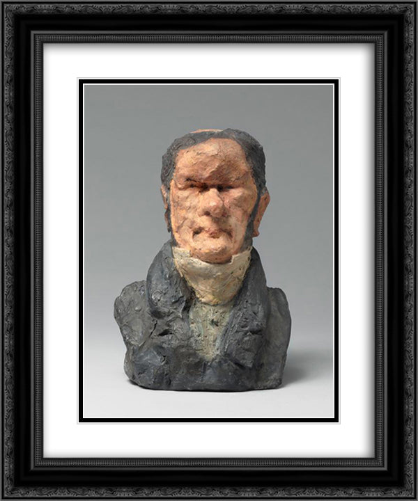 Augustus Ganneron Hippolyte (1792-1847), industrialist and MP 20x24 Black Ornate Wood Framed Art Print Poster with Double Matting by Daumier, Honore