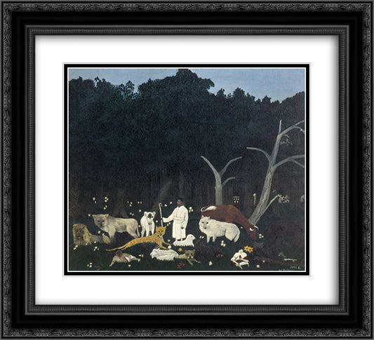 Holy Mountain I 22x20 Black Ornate Wood Framed Art Print Poster with Double Matting by Pippin, Horace