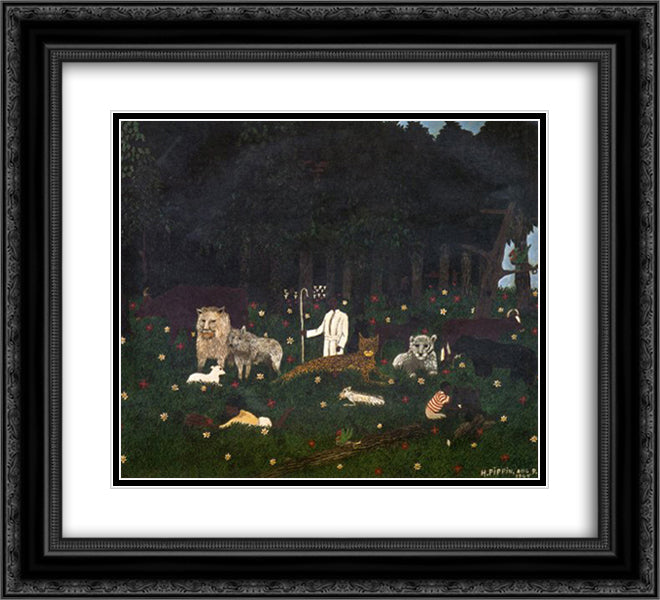 Holy Mountain III 22x20 Black Ornate Wood Framed Art Print Poster with Double Matting by Pippin, Horace