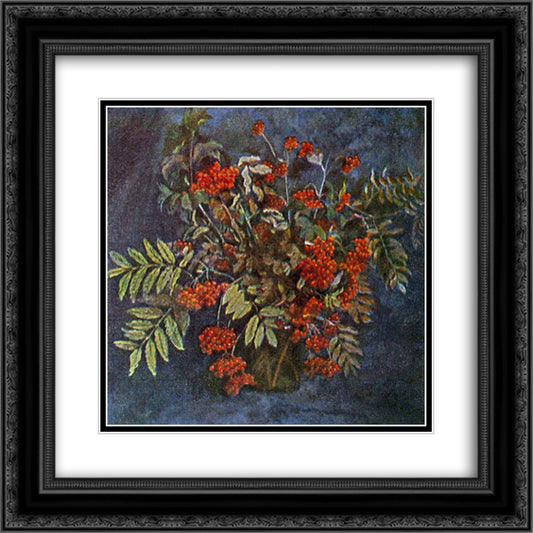 Rowanberry 20x20 Black Ornate Wood Framed Art Print Poster with Double Matting by Mashkov, Ilya