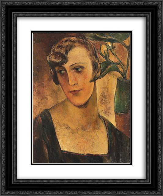 The Artist 20x24 Black Ornate Wood Framed Art Print Poster with Double Matting by Theodorescu Sion, Ion