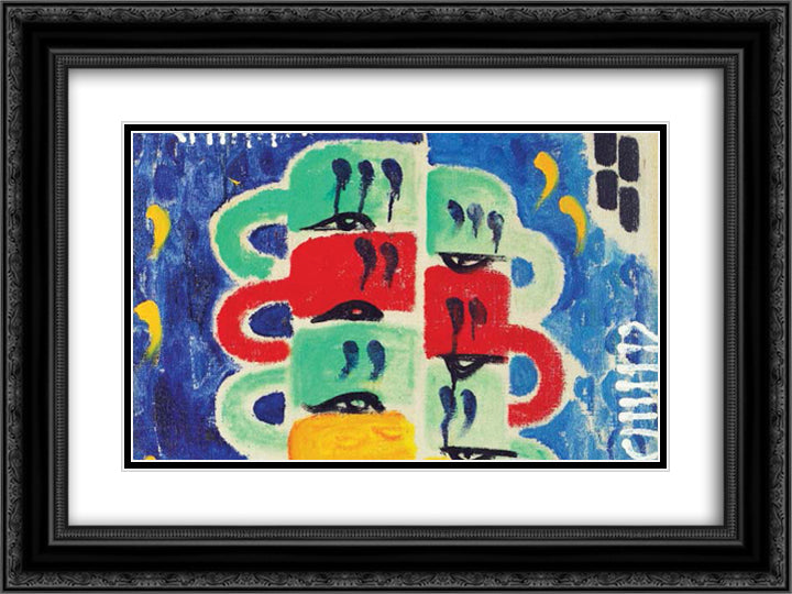 Drift 24x18 Black Ornate Wood Framed Art Print Poster with Double Matting by Tuculescu, Ion