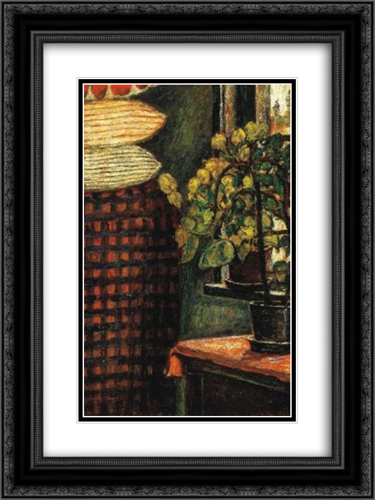 Szekely room 18x24 Black Ornate Wood Framed Art Print Poster with Double Matting by Nagy, Istvan