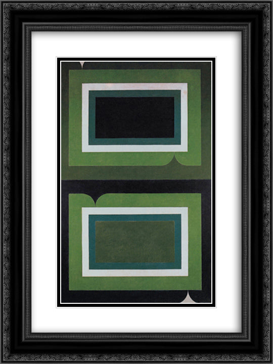 Serie Mangueira 18x24 Black Ornate Wood Framed Art Print Poster with Double Matting by Serpa, Ivan