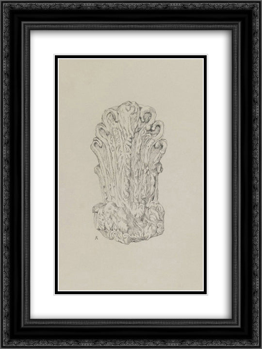 Judaic Ornament 18x24 Black Ornate Wood Framed Art Print Poster with Double Matting by Tissot, James