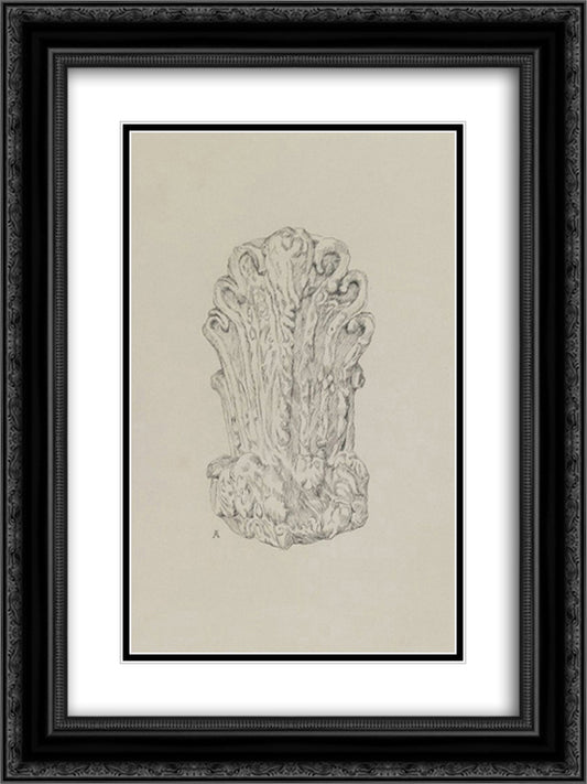 Judaic Ornament 18x24 Black Ornate Wood Framed Art Print Poster with Double Matting by Tissot, James