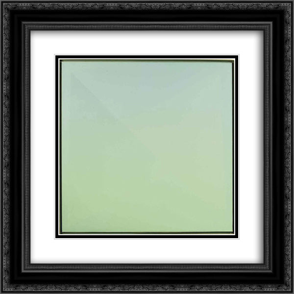 Schimmen (Petite Peinture) 20x20 Black Ornate Wood Framed Art Print Poster with Double Matting by Verheyen, Jef