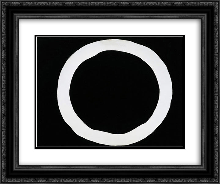 To Martha's Memory 24x20 Black Ornate Wood Framed Art Print Poster with Double Matting by Yoshihara, Jiro