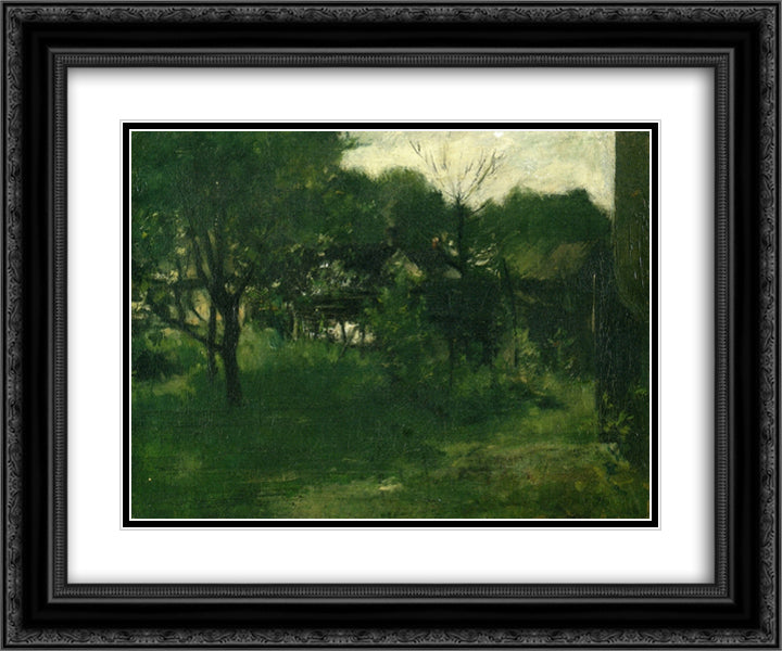 Avondale Ohio 24x20 Black Ornate Wood Framed Art Print Poster with Double Matting by Twachtman, John Henry
