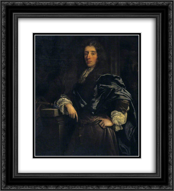 James Sotheby 20x22 Black Ornate Wood Framed Art Print Poster with Double Matting by Riley, John