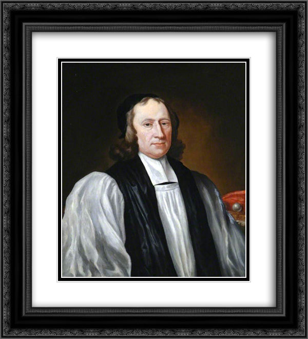 Nathaniel, Lord Crewe 20x22 Black Ornate Wood Framed Art Print Poster with Double Matting by Riley, John