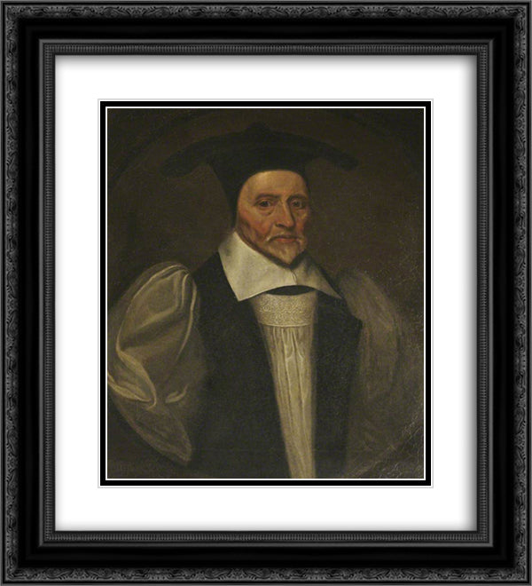 Robert Sanderson 20x22 Black Ornate Wood Framed Art Print Poster with Double Matting by Riley, John