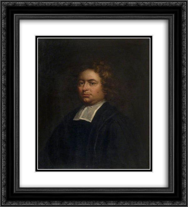 Thomas Gale 20x22 Black Ornate Wood Framed Art Print Poster with Double Matting by Riley, John