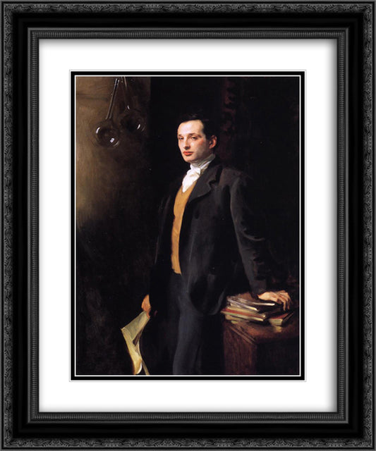 Alfred, Son of Asher Wertheimer 20x24 Black Ornate Wood Framed Art Print Poster with Double Matting by Sargent, John Singer