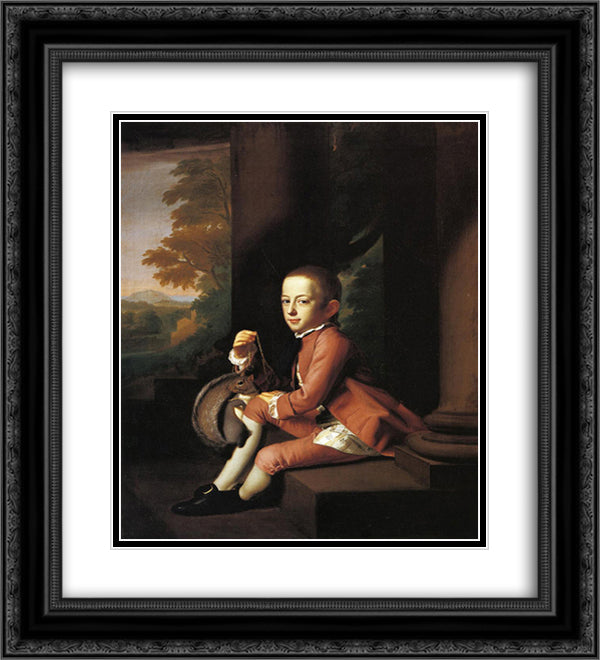 Daniel Crommelin Verplanck 20x22 Black Ornate Wood Framed Art Print Poster with Double Matting by Copley, John Singleton