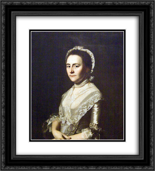 Elizabeth Goldthwaite (Mrs. Alexander Cumming) 20x22 Black Ornate Wood Framed Art Print Poster with Double Matting by Copley, John Singleton