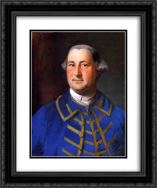 Gregory Towsend 20x24 Black Ornate Wood Framed Art Print Poster with Double Matting by Copley, John Singleton