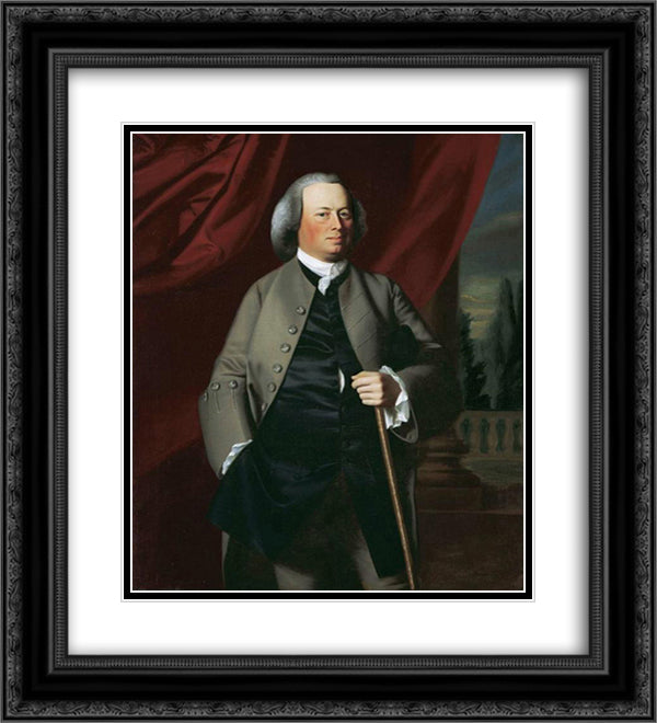 James Warren 20x22 Black Ornate Wood Framed Art Print Poster with Double Matting by Copley, John Singleton