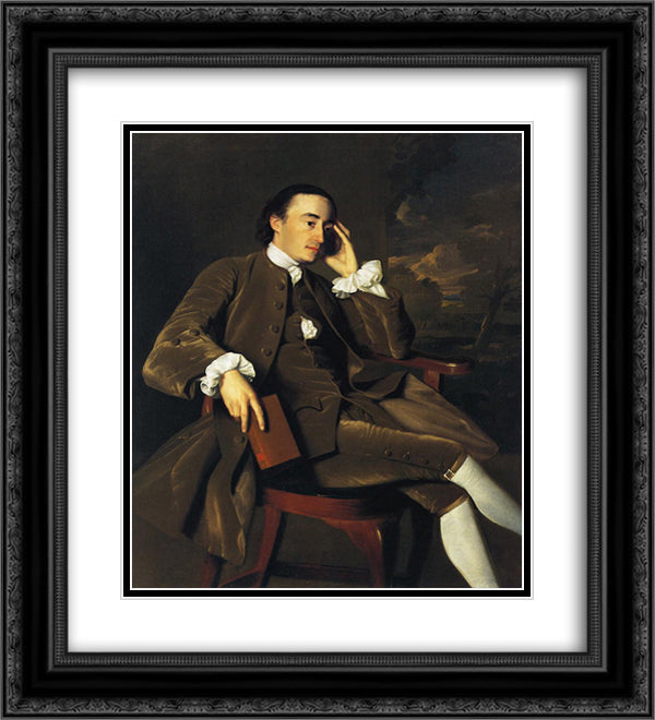 John Bours 20x22 Black Ornate Wood Framed Art Print Poster with Double Matting by Copley, John Singleton