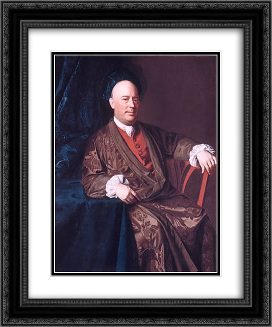 Joseph Sherburne 20x24 Black Ornate Wood Framed Art Print Poster with Double Matting by Copley, John Singleton