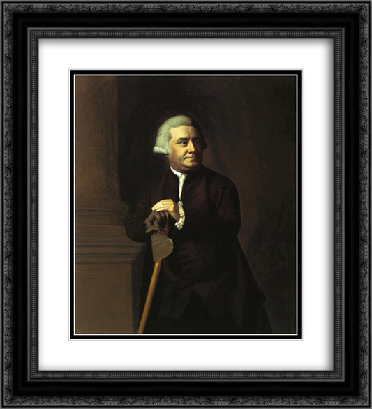 Thomas Amory II 20x22 Black Ornate Wood Framed Art Print Poster with Double Matting by Copley, John Singleton