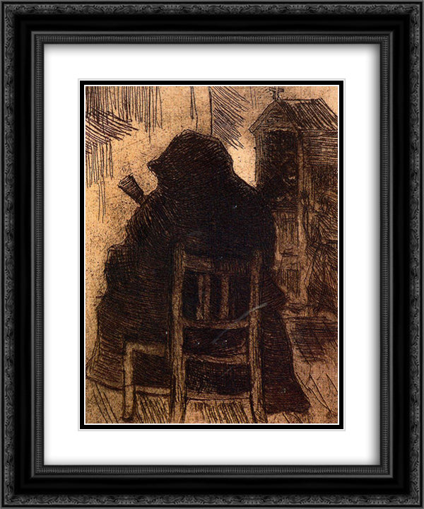 The Blessed 20x24 Black Ornate Wood Framed Art Print Poster with Double Matting by Solana, Jose Gutierrez