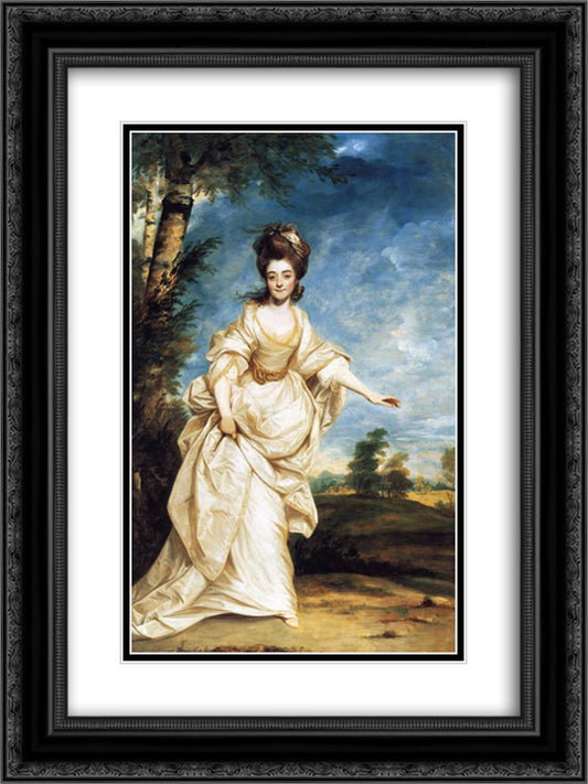 Diana Sackville 18x24 Black Ornate Wood Framed Art Print Poster with Double Matting by Reynolds, Joshua