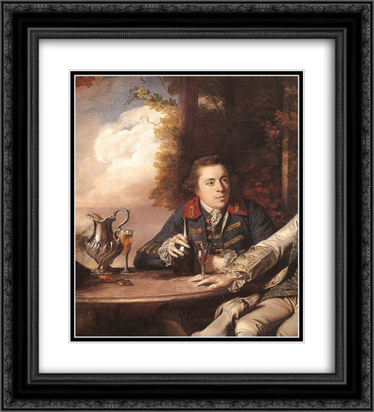 Henry Fane 20x22 Black Ornate Wood Framed Art Print Poster with Double Matting by Reynolds, Joshua