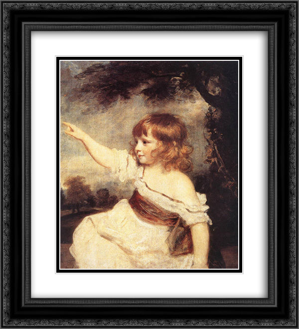 Master Hare 20x22 Black Ornate Wood Framed Art Print Poster with Double Matting by Reynolds, Joshua