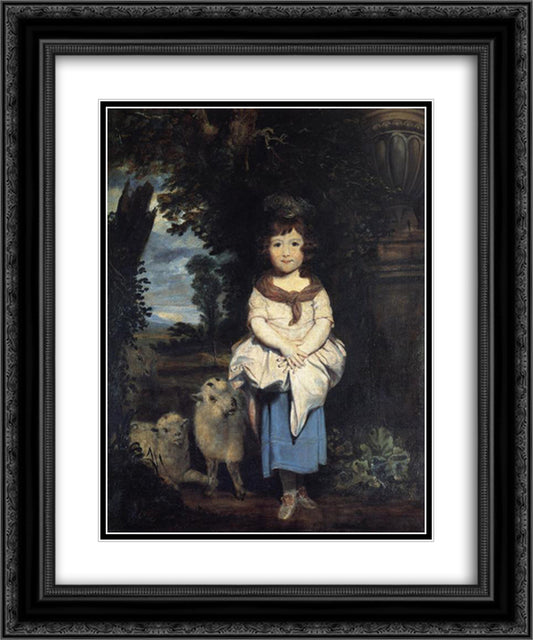 Miss Price 20x24 Black Ornate Wood Framed Art Print Poster with Double Matting by Reynolds, Joshua