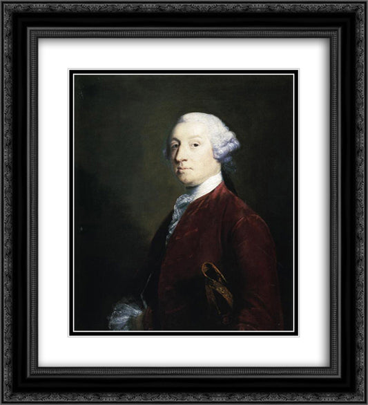 Robert Ramsden 20x22 Black Ornate Wood Framed Art Print Poster with Double Matting by Reynolds, Joshua