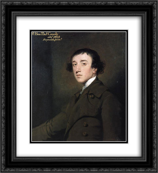 Thomas Conolly 20x22 Black Ornate Wood Framed Art Print Poster with Double Matting by Reynolds, Joshua