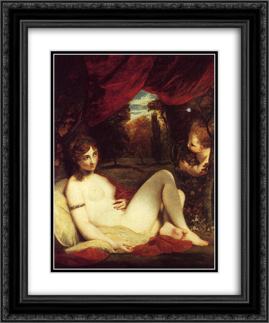 Venus 20x24 Black Ornate Wood Framed Art Print Poster with Double Matting by Reynolds, Joshua